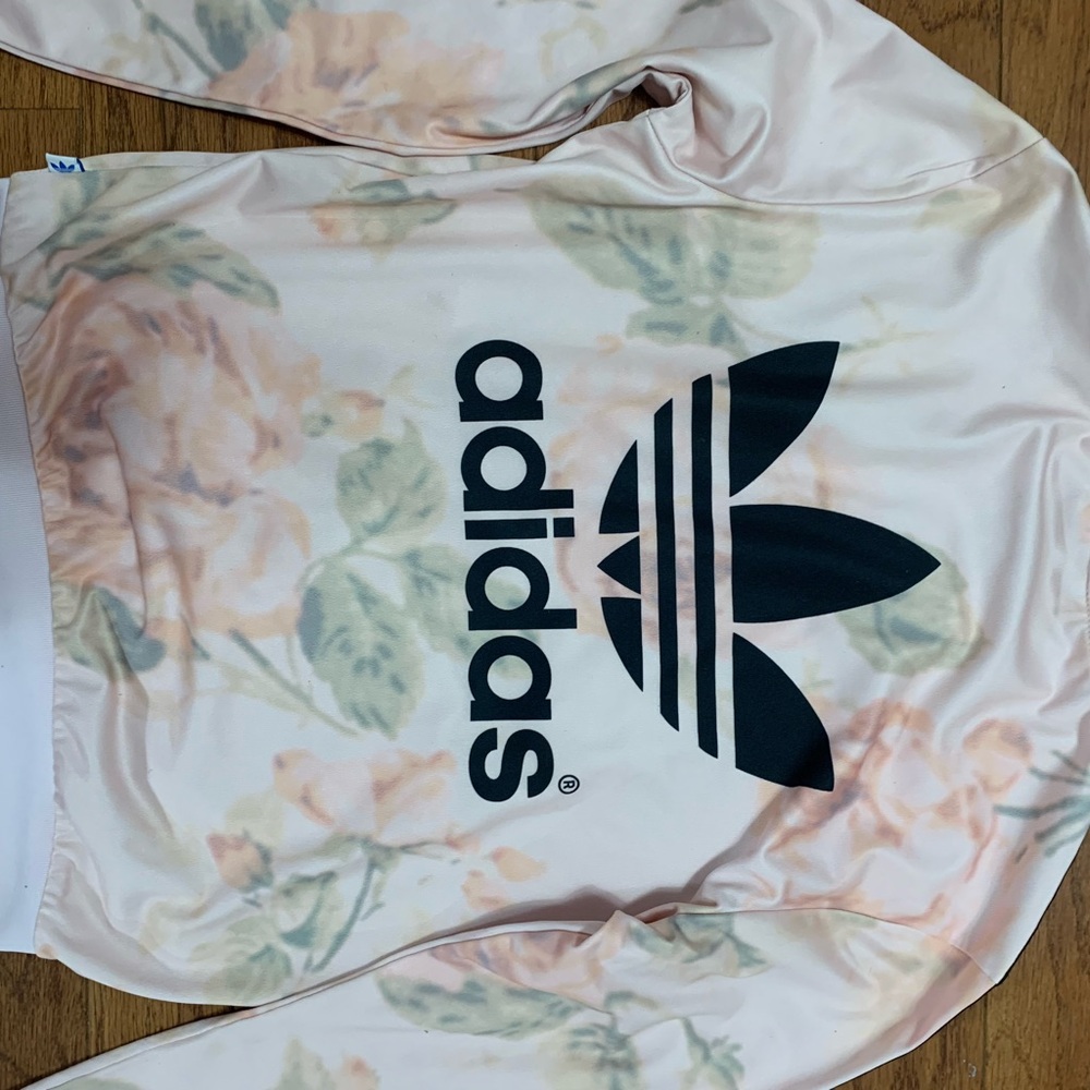 Adidas Floral Track Jacket - Picture 2 of 5